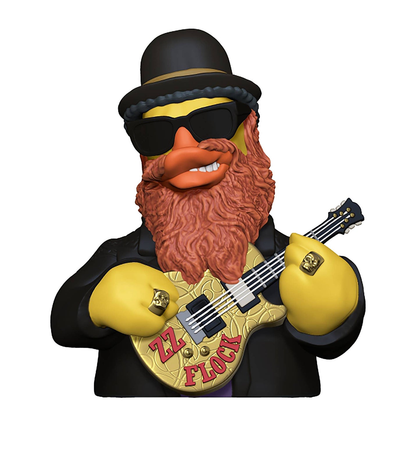 ZZ Flock Gummiente